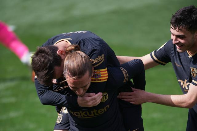 网上百家乐-【西甲】格列兹曼梅开阿森霍神扑 巴萨2比1客胜潜艇